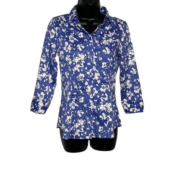 New York & Company Tops - New York and Company 3/4 Sleeve Button Down